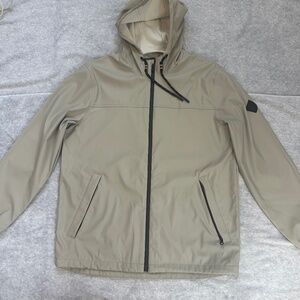 Joules Portwell Soft Grey Lightweight Waterproof Jacket Large Mens